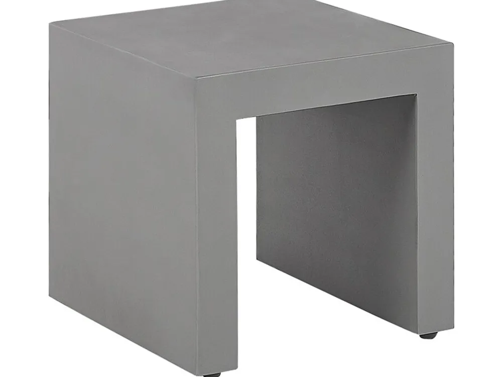 Flash Sale Beliani 6-Istuttava Ulkoruokailuryhma Kuitusementti U-Muoto Harmaa Taranto