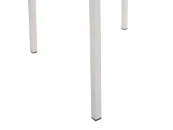 Ulkokalusteet<Beliani 6-Istuttava Ulkoruokailuryhma 3-Osainen Lasitaso Tekstiilituolit Harmaa Grosseto