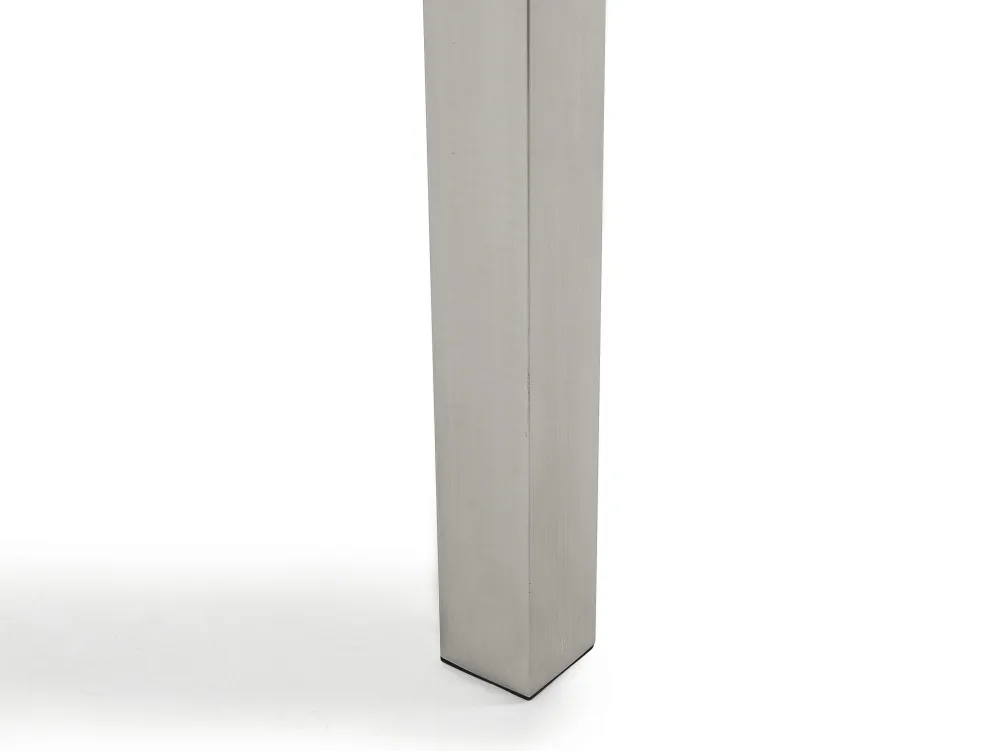 Hot Beliani 6-Istuttava Ulkoruokailuryhma Lasitaso Tekstiilituolit Musta/Harmaa Grosseto