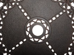 Clearance Beliani 4-Istuttava Ulkoruokailuryhma Alumiini Grilli Tummanruskea Manfria