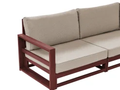 Ulkokalusteet<Beliani 3-Istuttava Ulkosohva Akaasia Mahonginruskea Timor Ii