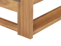 Ulkokalusteet<Beliani 2-Istuttava Ulkosohva Akasiapuu Ruskeanharmaa Trani