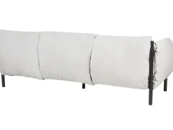 Ulkokalusteet<Beliani 3-Istuttava Ulkosohva Alumiini Vaaleanharmaa Esperia