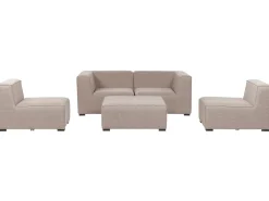 Store Beliani 4-Istuttava Ulkosohva Ja Rahi Kangas Beige Arezzo