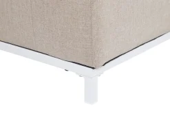 Ulkokalusteet<Beliani 3-Istuttava Ulkosohva Kangas Beige/Valkoinen Rovigo