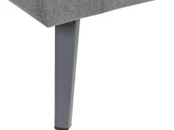 Ulkokalusteet<Beliani 3-Istuttava Ulkosohva Kangas Vasenk. Harmaa Loretello