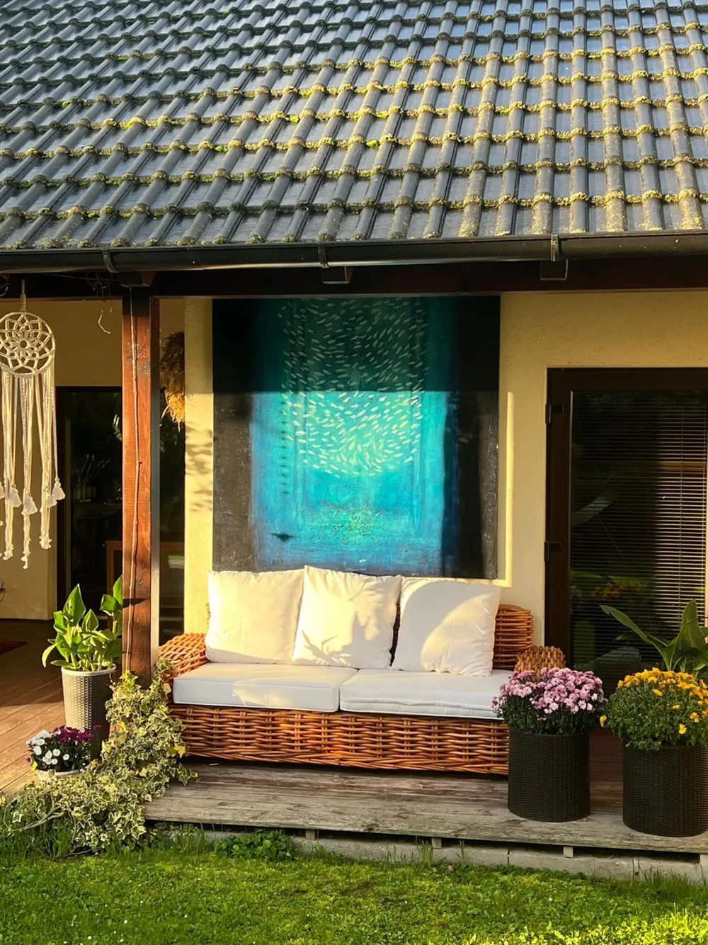 Fashion Beliani 3-Istuttava Ulkosohva Rottinkinen Ruskea Forli