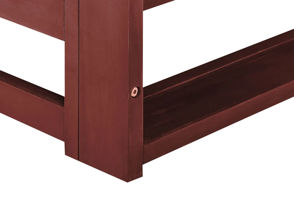 Fashion Beliani 2-Istuttava Ulkosohva Sertifioitu Akasiapuu Mahonginruskea Trani