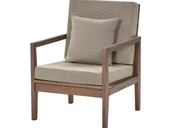 Ulkokalusteet<Beliani 7-Istuttava Ulkosohvaryhma Sertifioitu Akaasia Tumma Puu Pataja