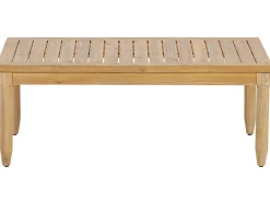 Ulkokalusteet<Beliani 4-Istuttava Ulkosohvaryhma Akasiapuu Vasenk. Valkoinen Cremona