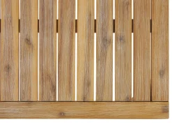 Ulkokalusteet<Beliani 4-Istuttava Ulkosohvaryhma Akasiapuu Vasenk. Valkoinen Cremona