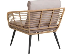 Ulkokalusteet<Beliani 4-Istuttava Ulkosohvaryhma Polyrottinki Luonnonvari Corinth Ii