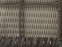 Ulkokalusteet<Beliani 6-Istuttava Ulkosohvaryhma Polyrottinki Oikeak. Ruskeanharmaa Contare