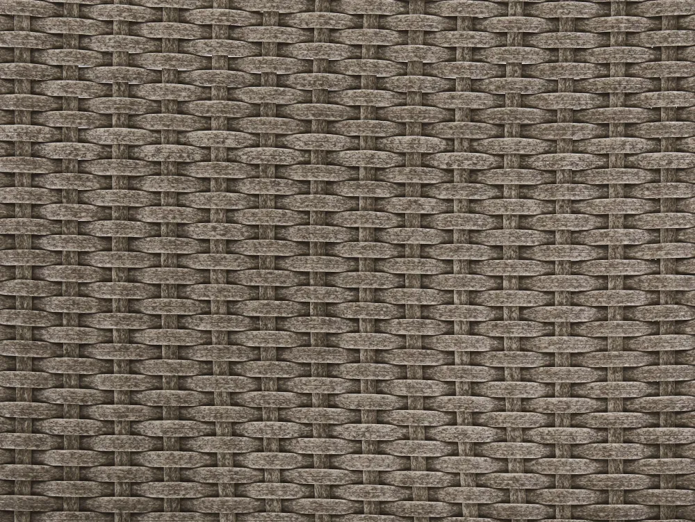 Fashion Beliani 5-Istuttava Ulkosohvaryhma Polyrottinki Ruskeanharmaa Bardi