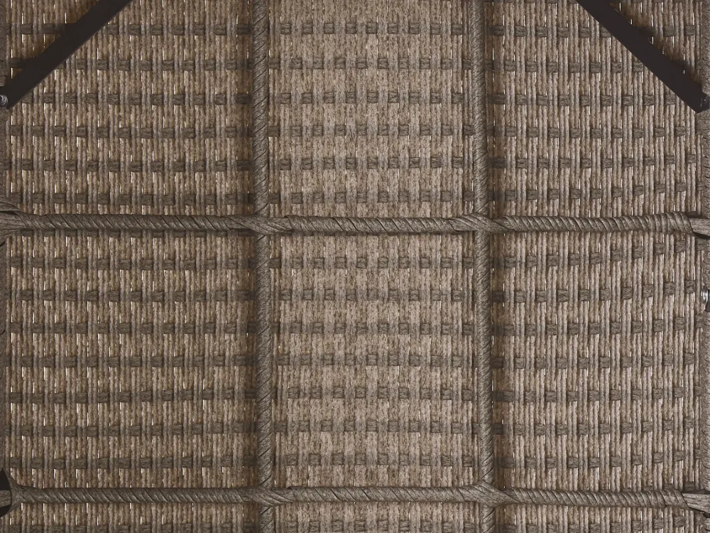 Fashion Beliani 5-Istuttava Ulkosohvaryhma Polyrottinki Ruskeanharmaa Bardi