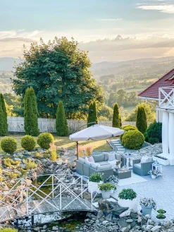 Online Beliani 6-Istuttava Ulkosohvaryhma Polyrottinki Vasenk. Ruskeanharmaa Contare