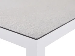 Ulkokalusteet<Beliani 5-Istuttava Ulkosohvaryhma Alumiini Valkoinen/Ruskea Borello