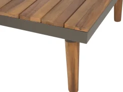 Discount Beliani 5-Istuttava Ulkosohvaryhma Akasiapuu Harmaa Corato