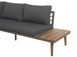 Discount Beliani 5-Istuttava Ulkosohvaryhma Akasiapuu Harmaa Corato