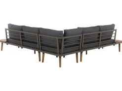 Discount Beliani 5-Istuttava Ulkosohvaryhma Akasiapuu Harmaa Corato