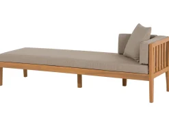 Ulkokalusteet<Beliani 7-Istuttava Ulkosohvaryhma Sertifioitu Akaasia Vaalea Puu Pataja