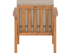 Clearance Beliani 4-Istuttava Ulkosohvaryhma Akaasia Vaalea Puu Manila