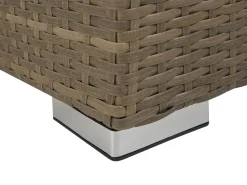 Ulkokalusteet<Beliani 5-Istuttava Ulkosohvaryhma Polyrottinki Valkoinen Belluno