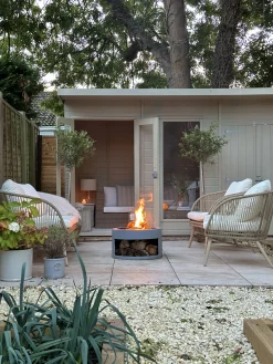 Ulkokalusteet<Beliani 5-Istuttava Ulkosohvaryhma Polyrottinki Valkoinen Belluno