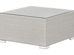 Online Beliani 4-Istuttava Ulkosohvaryhma Polyrottinki Oikeak. Vaaleanharmaa Sano Ii