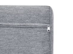 Online Beliani 4-Istuttava Ulkosohvaryhma Polyrottinki Oikeak. Vaaleanharmaa Sano Ii