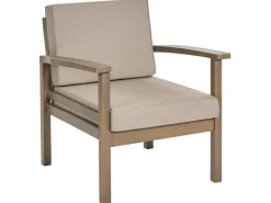 Shop Beliani 4-Istuttava Ulkosohvaryhma Akaasia Tumma Puu Manila