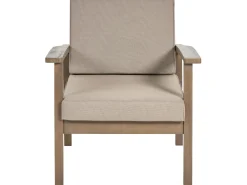 Shop Beliani 4-Istuttava Ulkosohvaryhma Akaasia Tumma Puu Manila