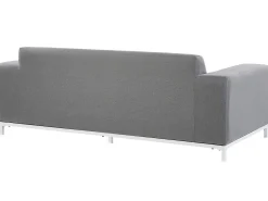 Store Beliani 5-Istuttava Ulkosohvaryhma Kangas Harmaa/Valkoinen Rovigo
