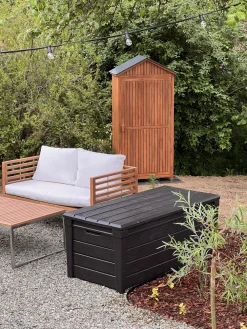 Ulkokalusteet<Beliani 4-Istuttava Ulkosohvaryhma Akasiapuu Valkoinen Bermuda