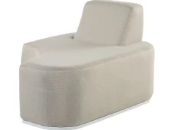 Ulkokalusteet<Beliani 2-Istuttava Ulkosohvaryhma Kangas Vaaleanharmaa Fabro