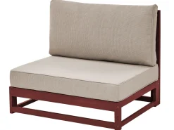 Ulkokalusteet<Beliani 4-Istuttava Ulkosohvaryhma Sertifioitu Akaasia Vasenk. Mahonginruskea Timor Ii