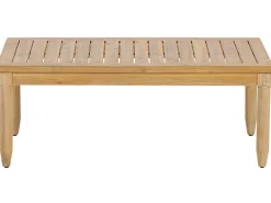 New Beliani 4-Istuttava Ulkosohvaryhma Akasiapuu Oikeak. Valkoinen Cremona