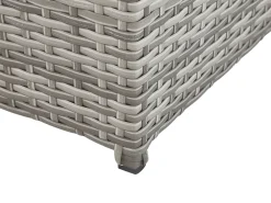 Ulkokalusteet<Beliani 5-Istuttava Ulkosohvaryhma Polyrottinki Oikeak. Harmaa Sabbia