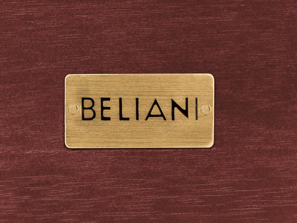 Best Sale Beliani 4-Istuttava Ulkosohvaryhma Akaasia Oikeak. Mahonginruskea Timor Ii