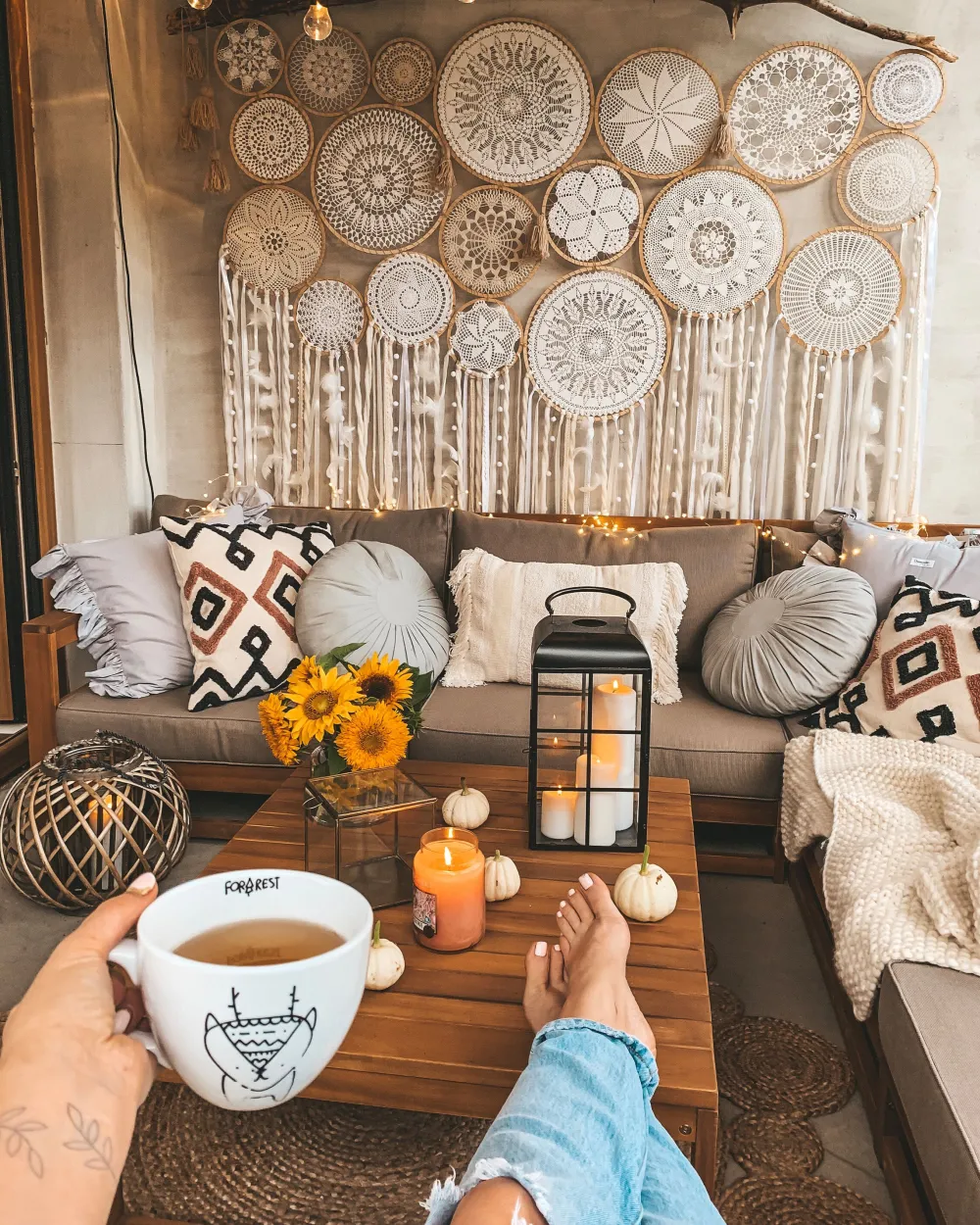 Best Sale Beliani 4-Istuttava Ulkosohvaryhma Akaasia Oikeak. Mahonginruskea Timor Ii