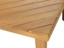 Ulkokalusteet<Beliani 6-Istuttava Ulkosohvaryhma Akasiapuu Valkoinen Baratti