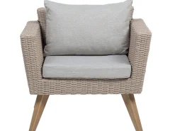 Ulkokalusteet<Beliani 4-Istuttava Ulkosohvaryhma Polyrottinki Harmaa Vittoria