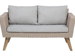 Ulkokalusteet<Beliani 4-Istuttava Ulkosohvaryhma Polyrottinki Harmaa Vittoria