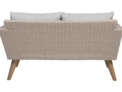 Ulkokalusteet<Beliani 4-Istuttava Ulkosohvaryhma Polyrottinki Harmaa Vittoria