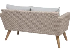 Ulkokalusteet<Beliani 4-Istuttava Ulkosohvaryhma Polyrottinki Harmaa Vittoria