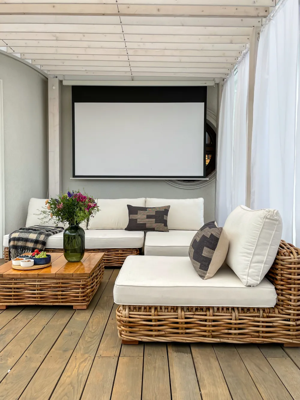 Cheap Beliani 4-Istuttava Ulkosohvaryhma Rottinki Vasenk. Luonnonvari Varallo