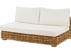 Cheap Beliani 4-Istuttava Ulkosohvaryhma Rottinki Vasenk. Luonnonvari Varallo