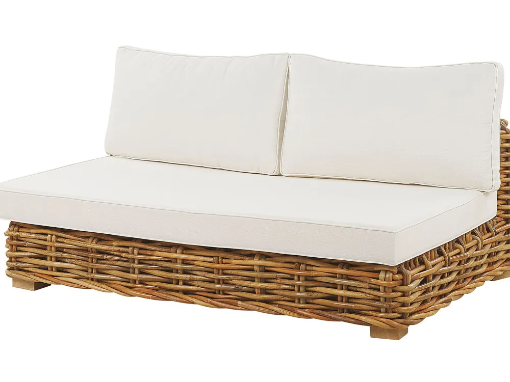 Cheap Beliani 4-Istuttava Ulkosohvaryhma Rottinki Vasenk. Luonnonvari Varallo