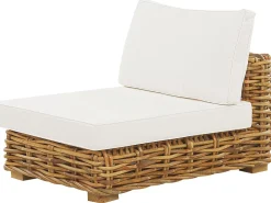 Cheap Beliani 4-Istuttava Ulkosohvaryhma Rottinki Vasenk. Luonnonvari Varallo