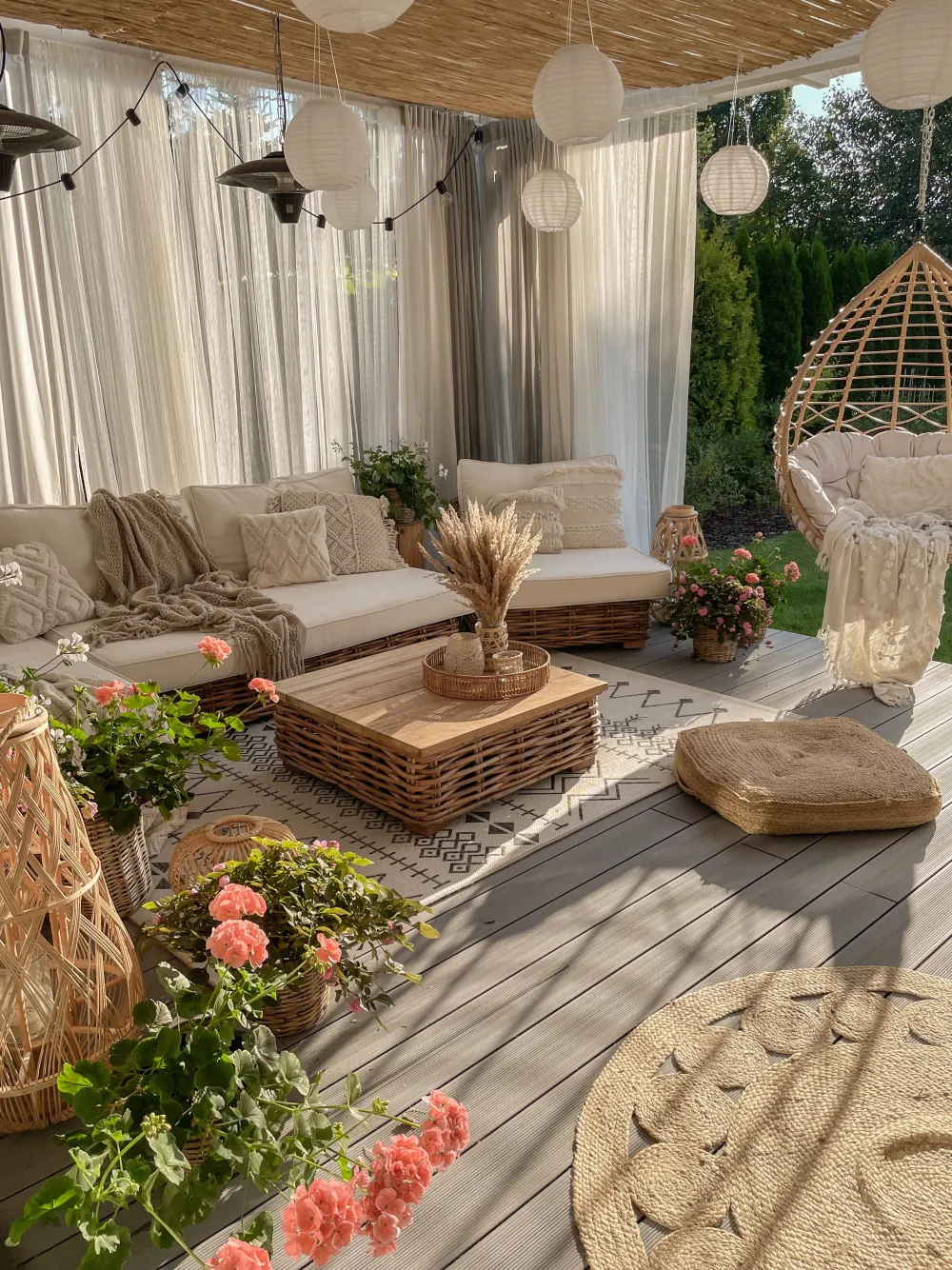 Cheap Beliani 4-Istuttava Ulkosohvaryhma Rottinki Vasenk. Luonnonvari Varallo